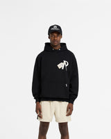 Luggage Tag Hoodie - Jet Black
