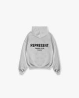 Represent Owners Club Zip Hoodie - Ash Grey