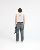 Represent X Metallica Local Crew Vest - Flat White