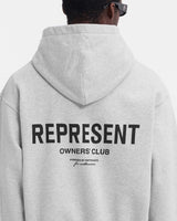 Represent Owners Club Zip Hoodie - Ash Grey